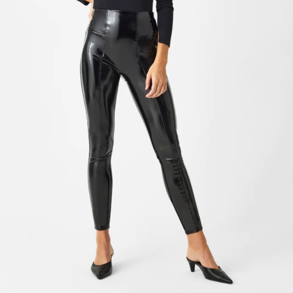 Spanx Patent Leather Leggings Size S, NWT